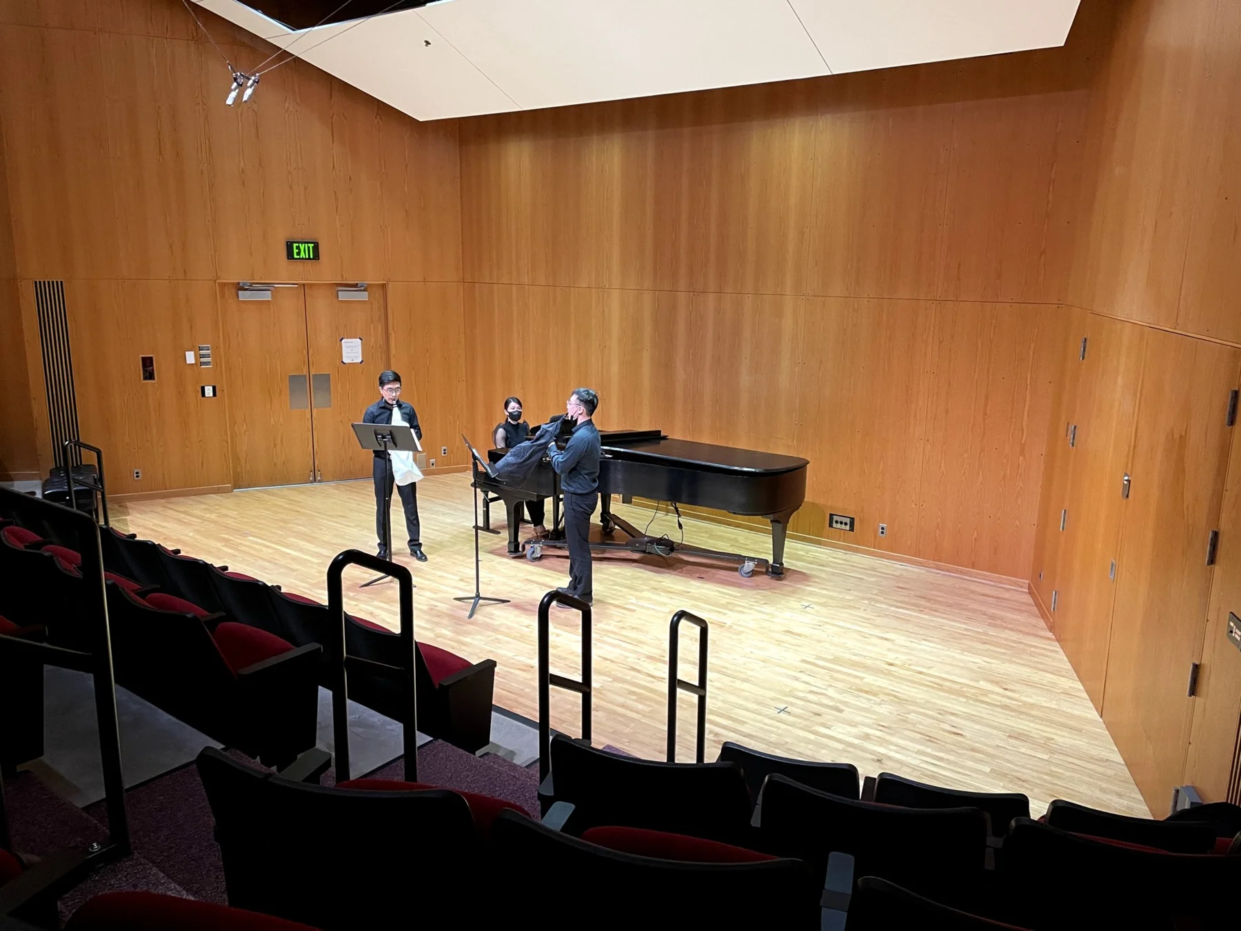 A clarinet recital with piano accompaniment
